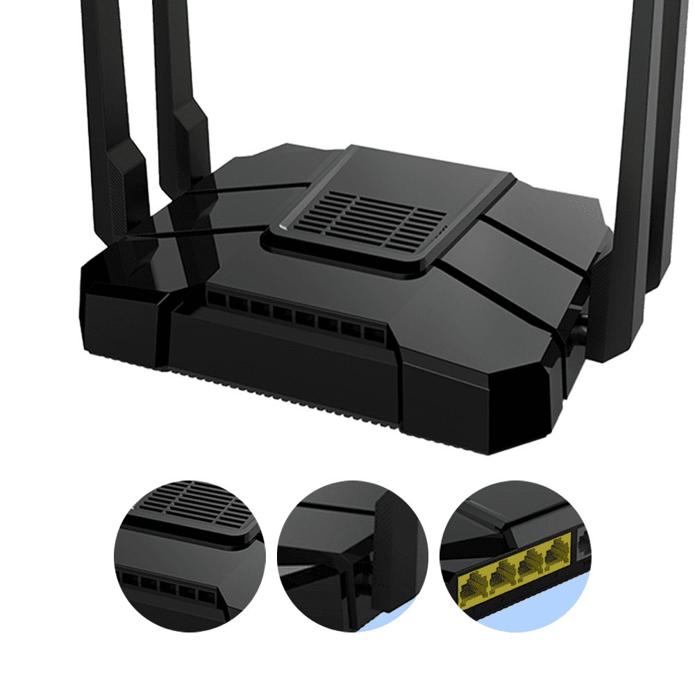 Customized English Version COMFAST 1200Mbps Mesh 5g wireless wifi router//